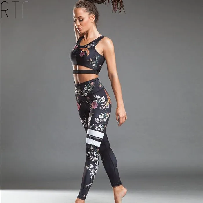 Gym Wear Ladies Fitness Yoga Wear Sublimation Set - Buy Gym Wear Yoga ...