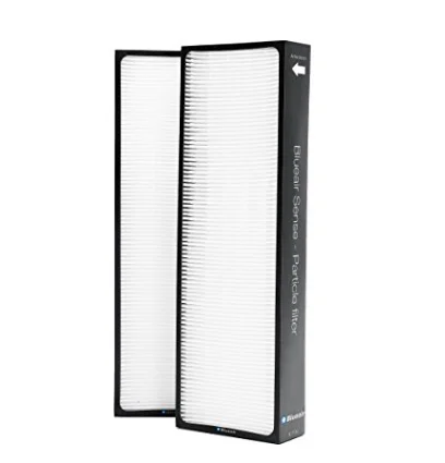 

Blueair Sense+ Air Purifier HEPA Silent Technology Particle and Odor Remover Polar White, White and black