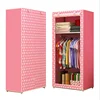 Portable Clothes Closet Storage Organizer Wardrobe with Non-Woven Fabric, Quick and Easy to Assemble, Extra Strong and Durable