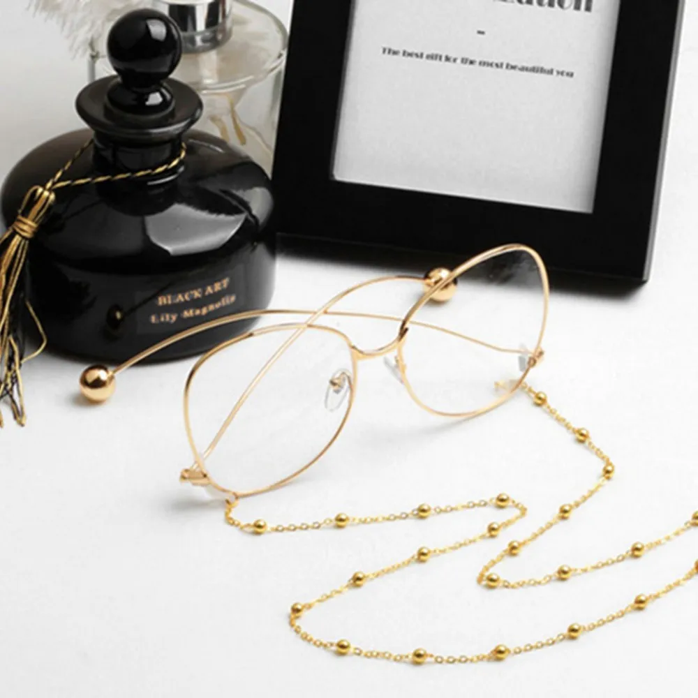 Eyeglass Chains For Women Beaded Reading Glasses Cords Sunglasses Holder Strap Lanyards Eyewear