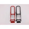 Gear Shift Box Cup Holder Cover For Jeep Wrangler JL 2018+ Red Or Carbon Fiber Black Look Interior Trims Gear Shift Panel Cover