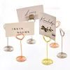 Wire Heart Shape Photo Holder Stand Clip Table Number Card Holder Rack