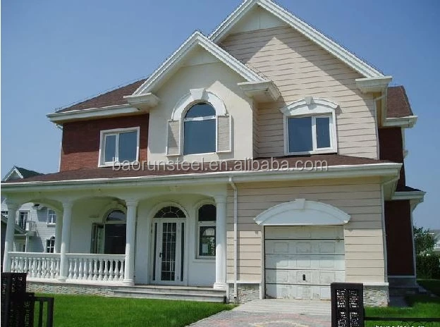 China supplier modern highly green waterproof prefabricated houses villas