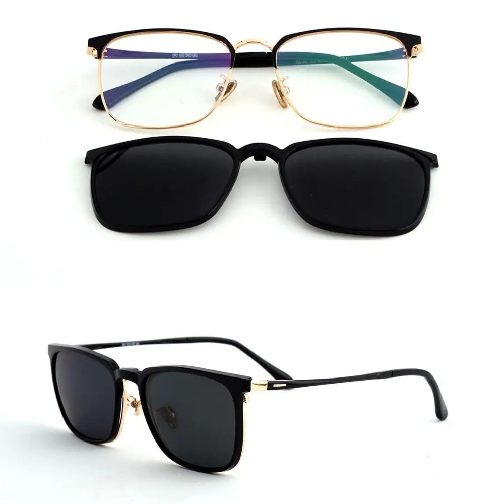 lentes de aumento y sol con iman