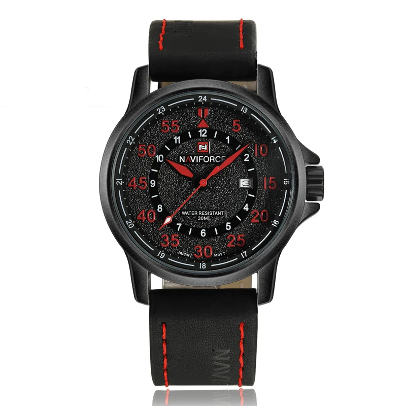 

WJ-5555 Water Resistant Naviforce Branded Trendy Factory Direct Wholesale Male Watch