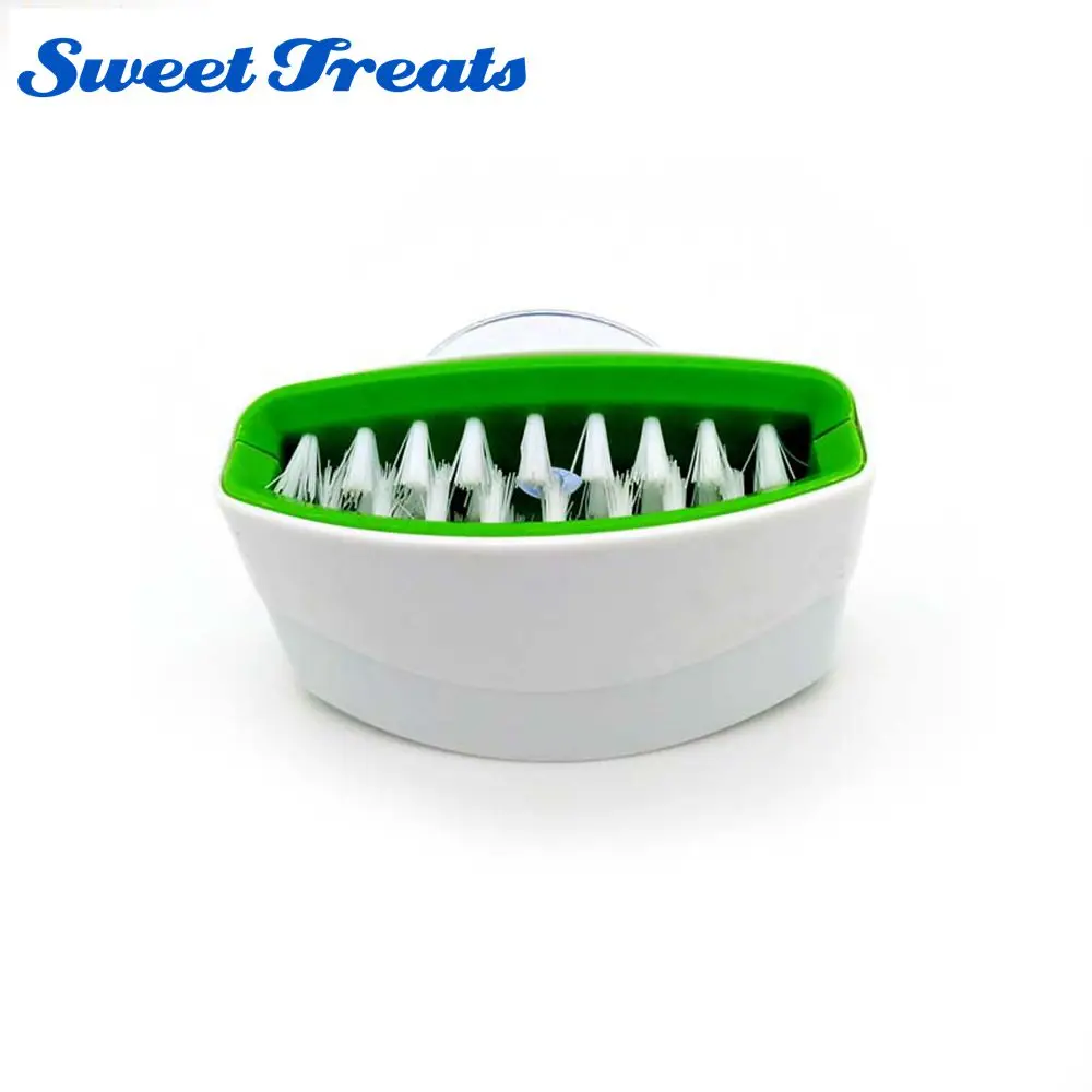 

Sweettreats Kitchen Helper Cooking Tools Cutlery Brush Cleaner Knife Fork Spoon Brush Clean, Green