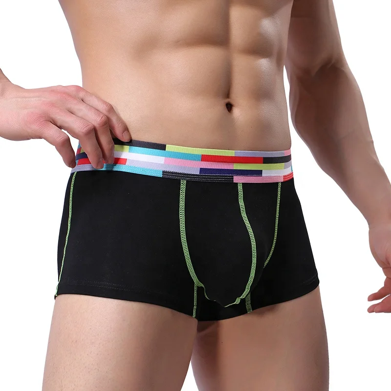 

Hot selling underwear for men black sexy boxers briefs, As listing