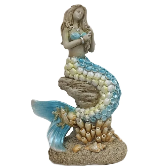 mermaid statue decor