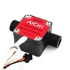 Elliptical gear flowmeter for lubrication milk Honey High precision flow sensor 4 in charge For viscous liquids