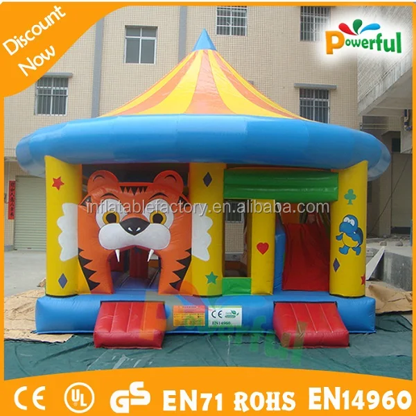 Hot sales inflatable tiger bouncer for kids