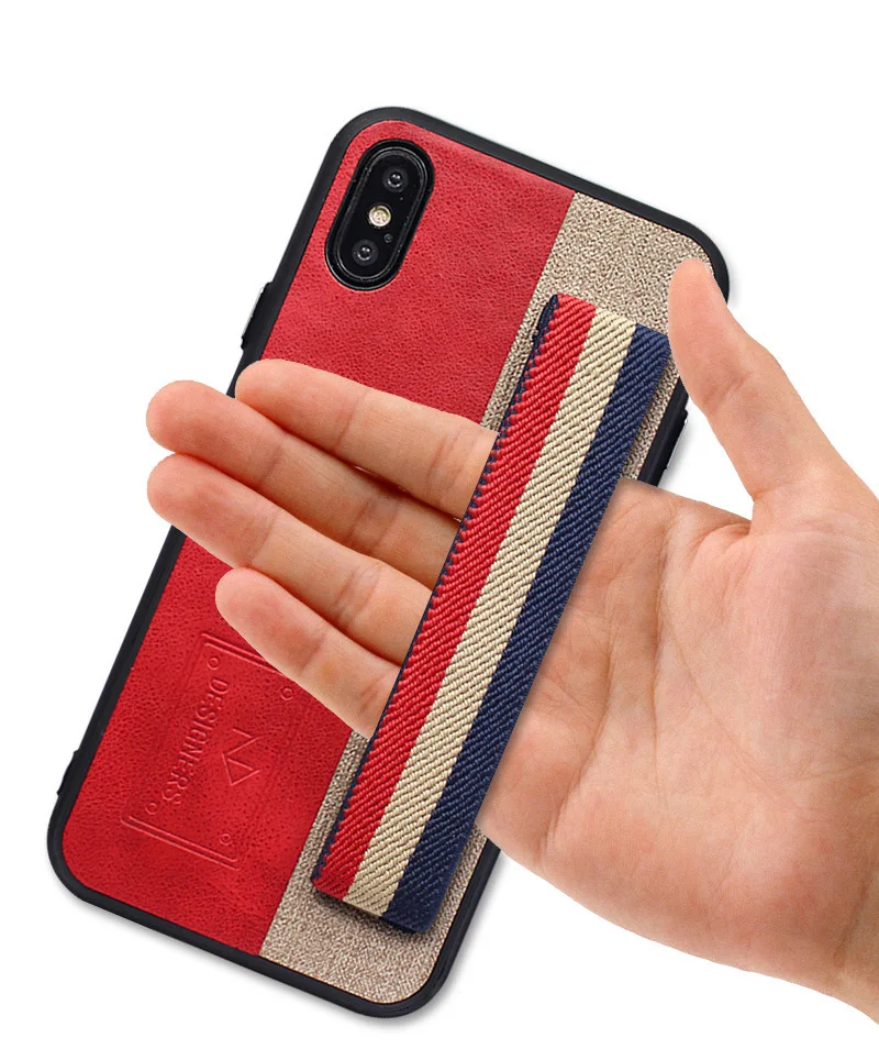 2019 New Arrival Leather Cell Phone Case Wristlet Phone Cases for iPhone XS 8 8plus 7 7plus 6 6plus