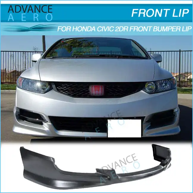 Source For 09 10 11 Honda Civic 2 Dr Coupe Poly Urethane Front Lip Spoiler Hfp Style On M Alibaba Com