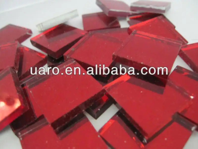 High quality Luxury Gold Mirror Glass Loose Mosaic Tile