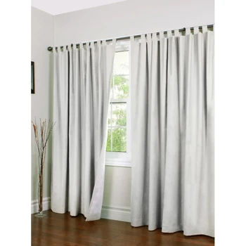 White Icecream Ivory Beige Color Blackout Drapes And Curtain