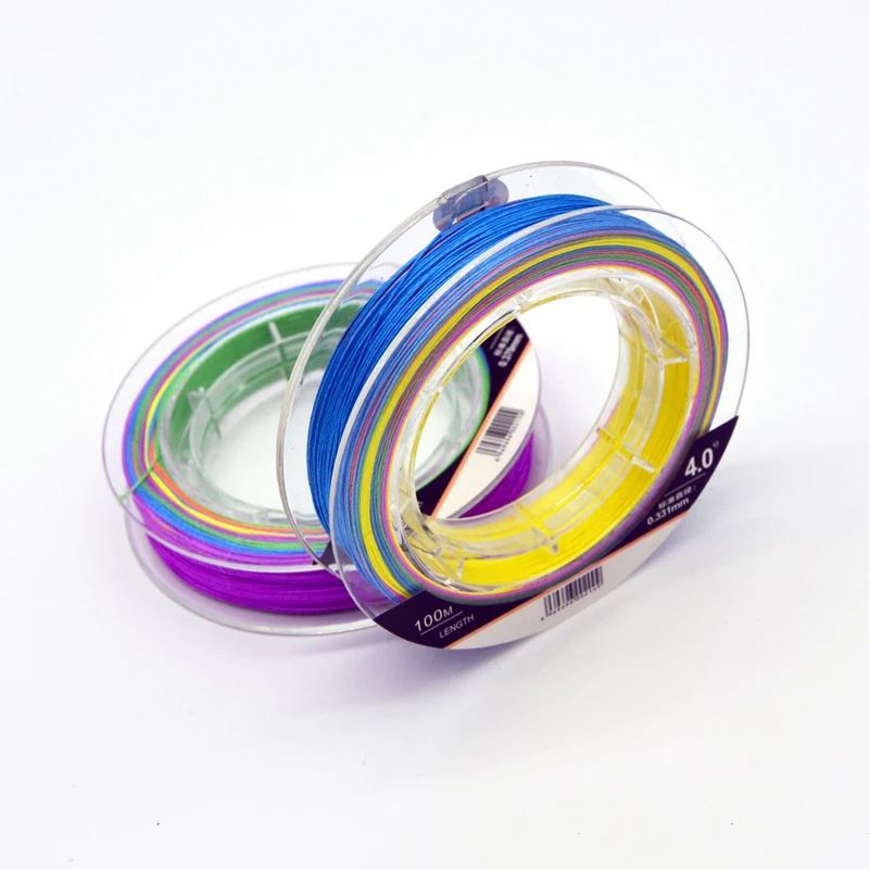 

Toplure 9strands PE braided 100m fishing line, Multicolor