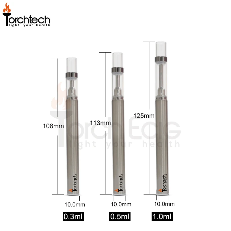 Wholesale Instock Torch 1st Custom Rechargeable Vaper Pen Kit 0.5ml 1