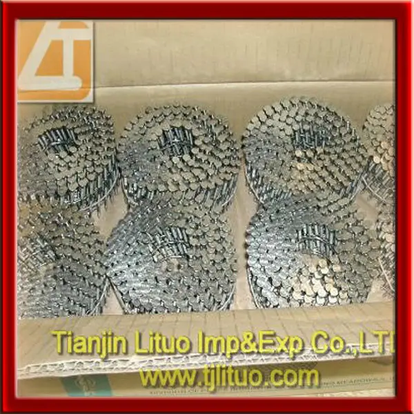 Painted Coil Pallet Nails Different Thread Types Of Nails For Wood