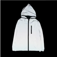 

2019 new 3m full reflective jacket men women harajuku windbreaker jackets