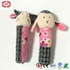 Lamb giraffe hand grad CE infant squeaker sound toy for baby