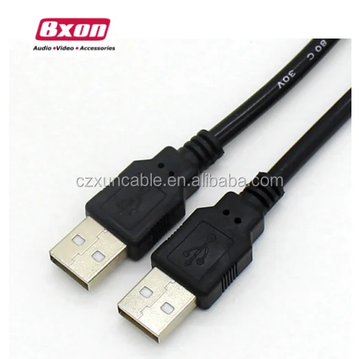 

1.5M USB 2.0 Cable Type A Male to Type A Male Cable Black Color