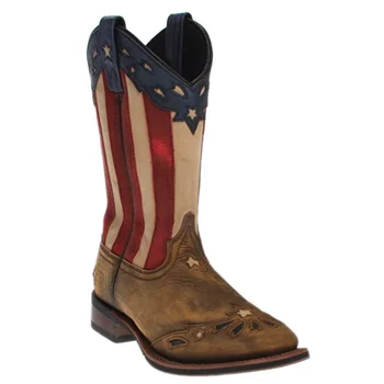 flat heel cowgirl boots