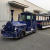 22 Seater 25% Climbing 80km 1 Wagon European Standard Tour Trackless Road Electric Sightseeing Tourist Train for sale