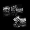 china supplier online wholesale 5ml 5g PS skin care cream container eye cream cosmetic jars 5 ml clear PS plastic sample jars