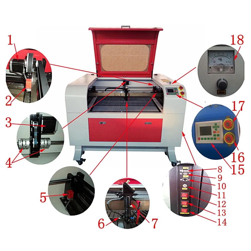 China fabric leather mini laser cutting machine for sneakers