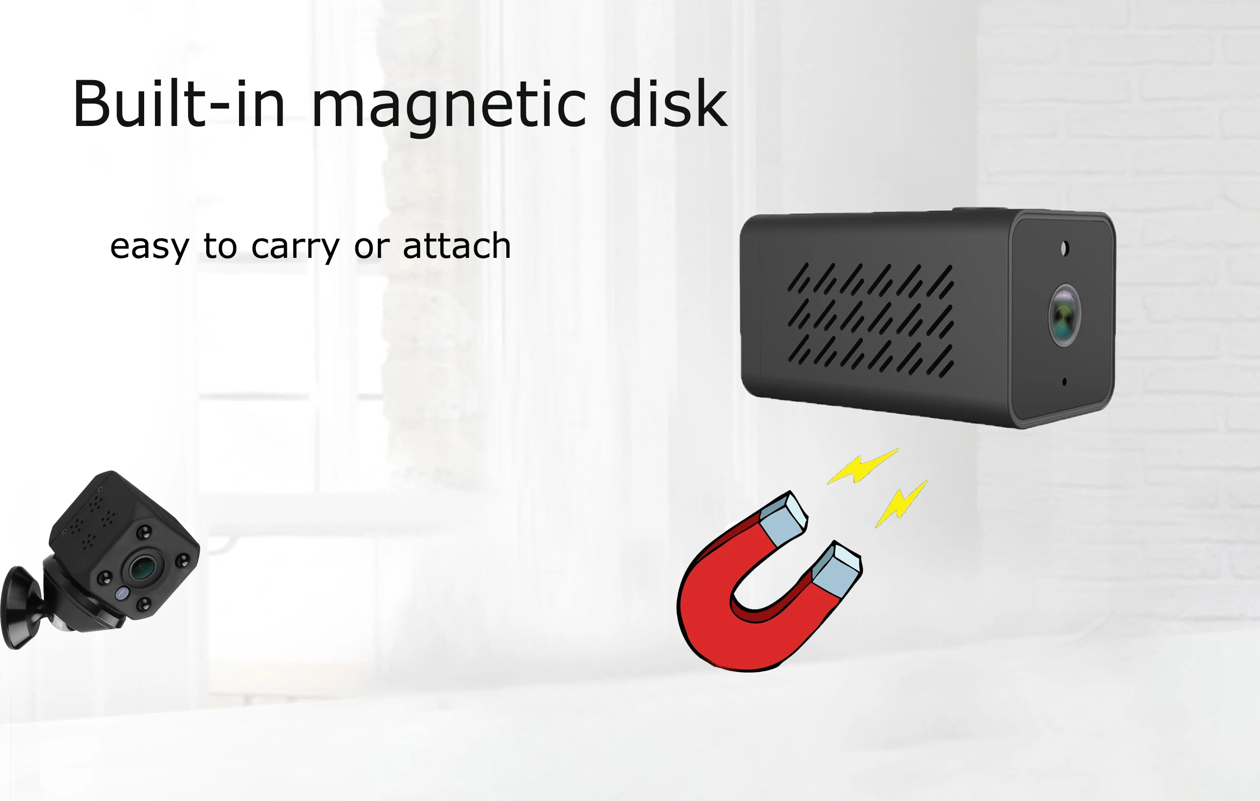 
shenzhen security product battery powered mini baby monitor wifi camera 