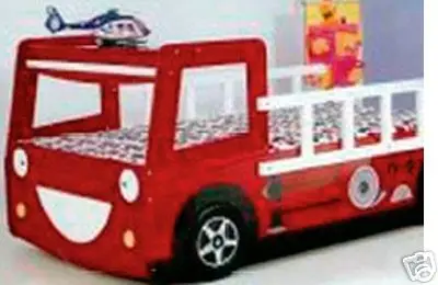 kids fire engine bed