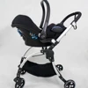 2017 The easy folding portable baby stroller travel system pram with seat and carrycot fit on Maxi-cosi car seat useful stroller