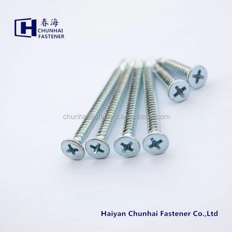 
7504P self-drilling screw zinc finish 