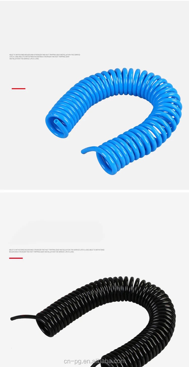 8x5 6m Pneumatic Spring Pu Air Hose Pneumatic Tube Air Brake Hose High