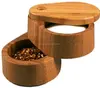 Bamboo Kitchenware Spice Storage/Kitchen Spice Box Container/Chef 2 Tier Spice Shelf/Houseware