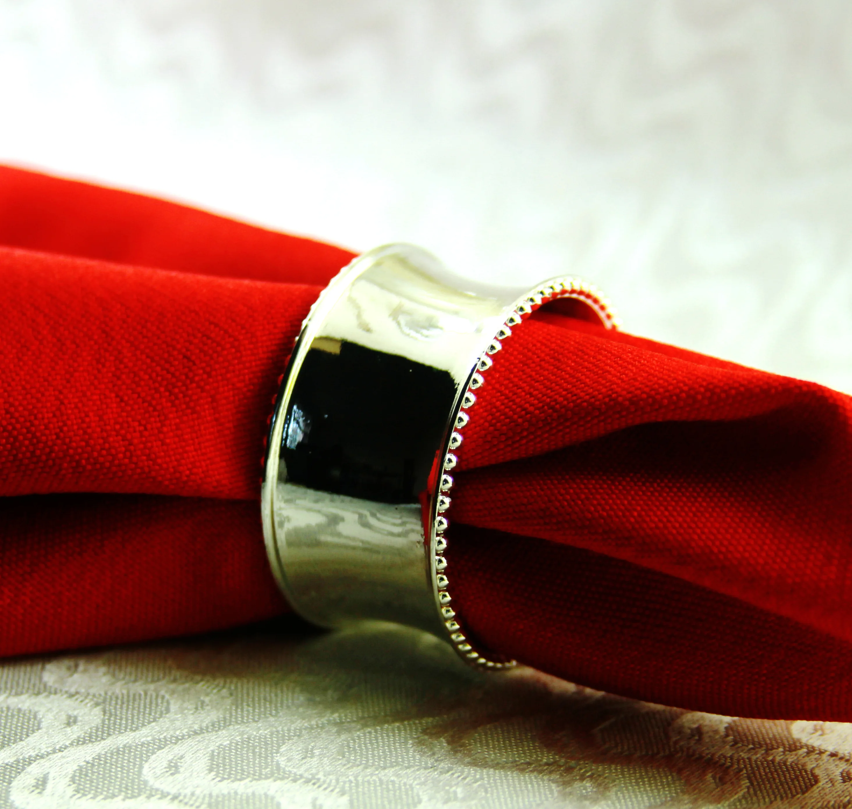 

better quality bulk wholesale antique napkin ring with fashion design, Gold/silver/red/blue/etc