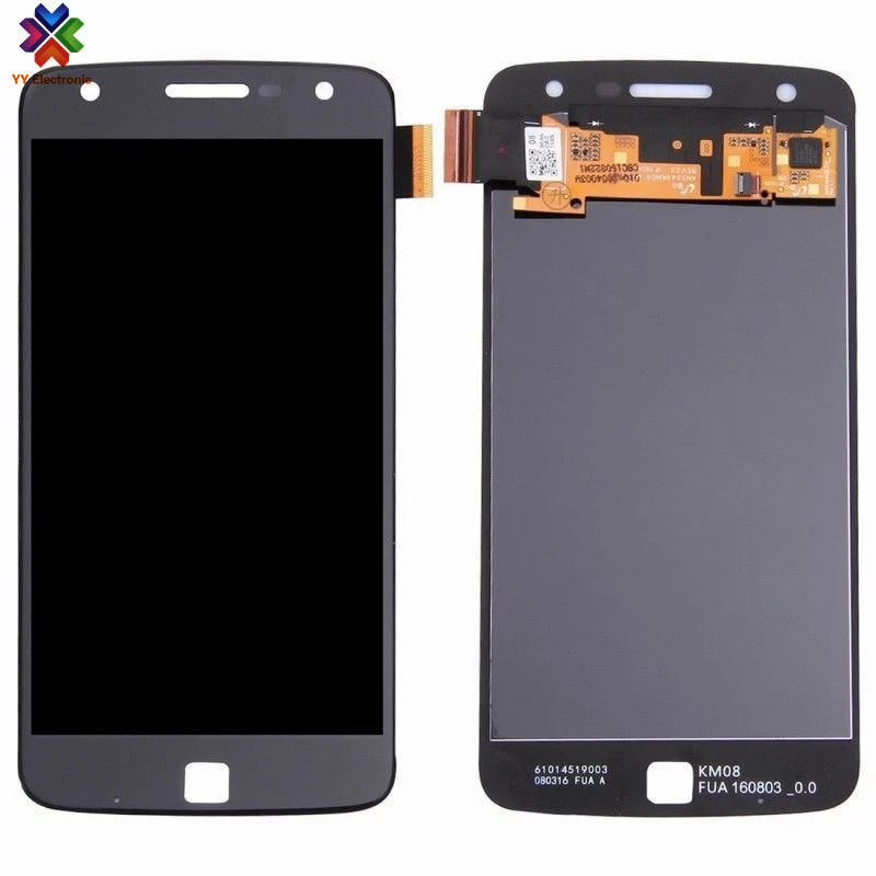 

Test one by one lcd display for Motorola Z Play XT1635-02 XT1635-01 lcd screen digitizer with long term warranty, Black white gold