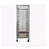 custom stainless steel tray trolley for drying