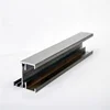 Wooden grain timber veneer wrapped aluminium profile for window and door