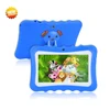 2018 New Arrival Preschool Educational Kids Android Tablet 7'' HD Display with Silicone Protect Case