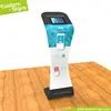 New product aluminum polyester display free standing tabletop roll up banner stand
