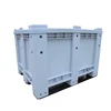 Stackable storage 1200*1000*760 mm solid plastic pallet box pallet bin with lid