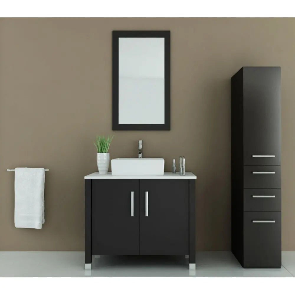 JWH Living Gemini 35.5 in. Single Bathroom Vanity