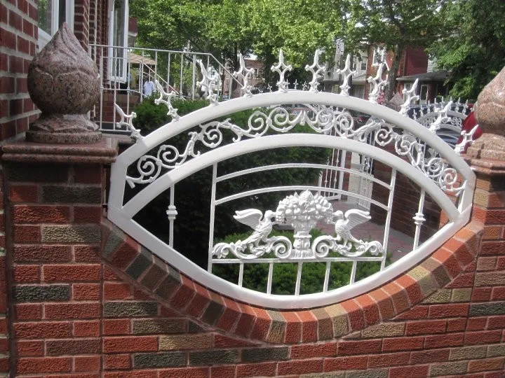 Modern Decorative Models Of Gates And Iron Fence Designs For Garden