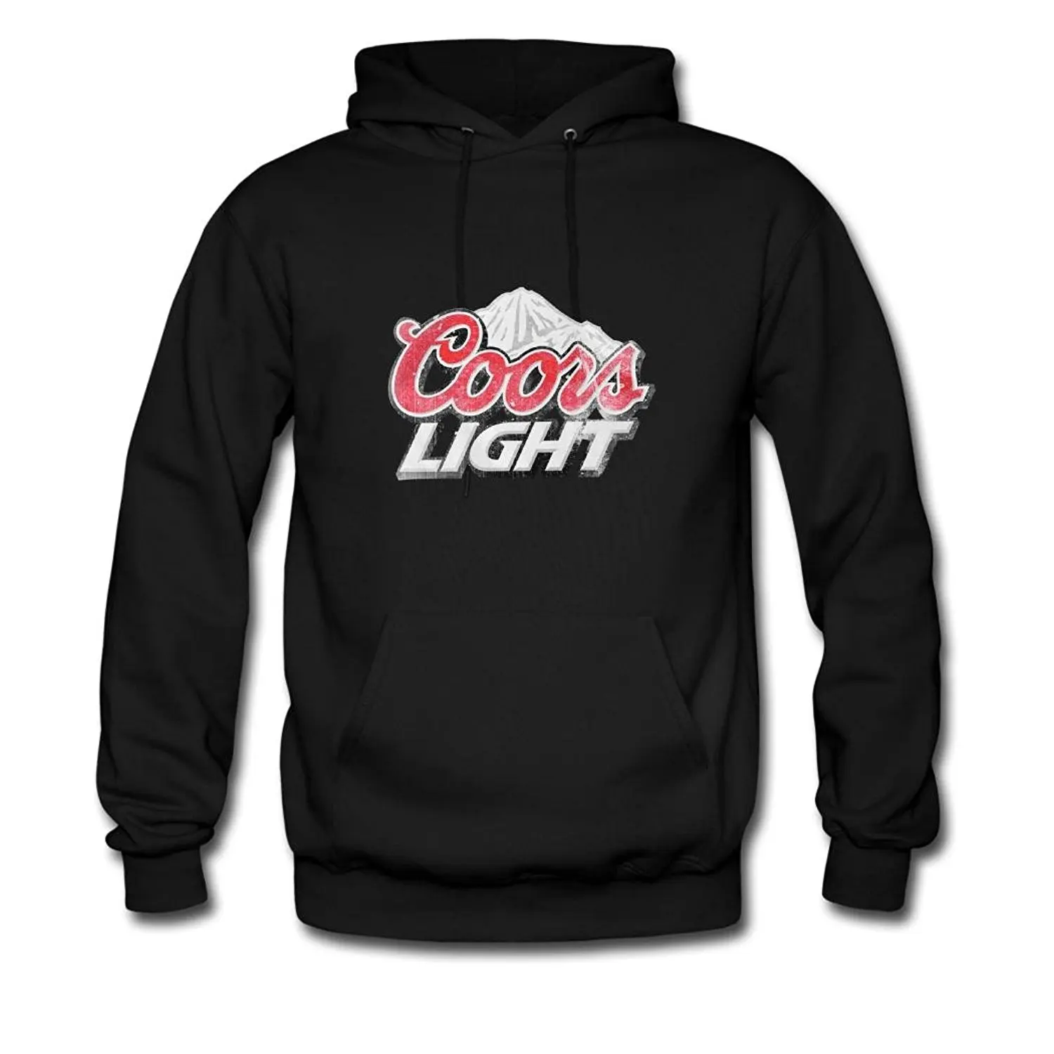 coors light sweatshirt with beer pouch