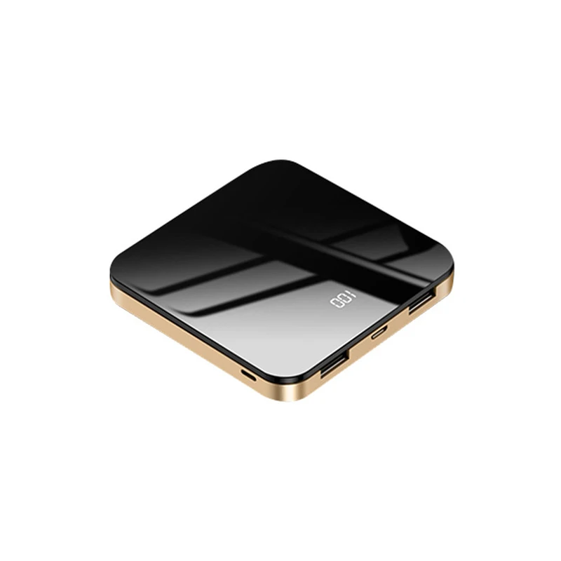 Hot selling port charger Mini Size Aluminum Power Bank 10000mAh OEM