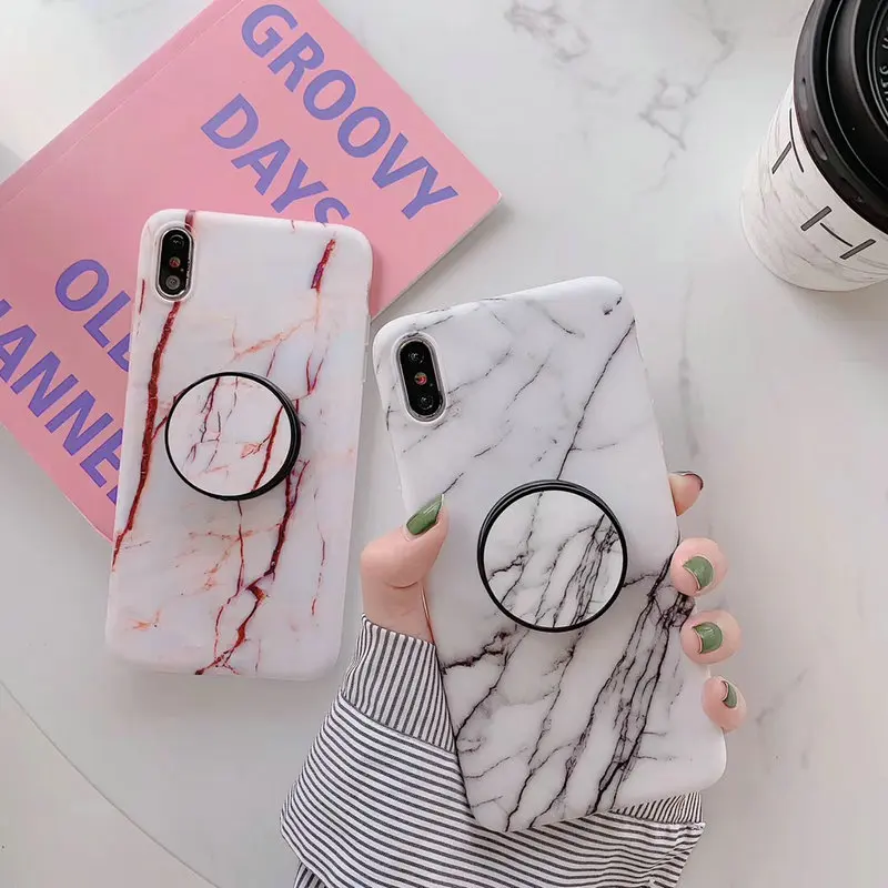 

Wholesale Manufacture Back Covers for IPhone 8 Marble Soft Phone Case for IPhone X Xr Xs Support OEM any pic for Samsung S10, Blue, red, purple