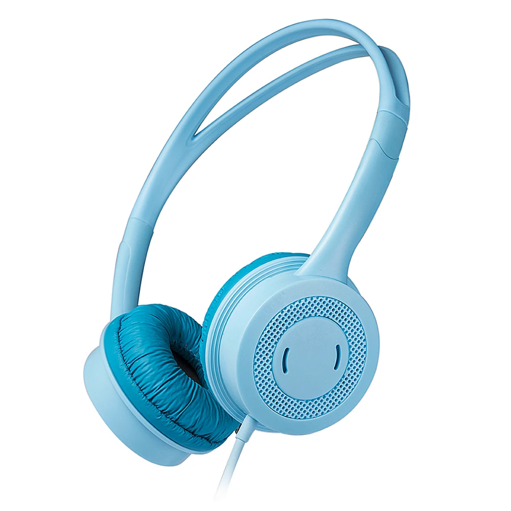 

Dropshipping kids portable stereo headphones 3.5mm headsets, Blue;green