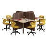 Library Study Carrels, Library Reading Room Tables for 4 Person