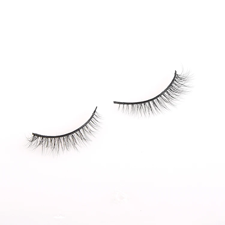 

Natural look 100% Handmade cruelty free 3D pure mink false eyelash extensions, Natural black