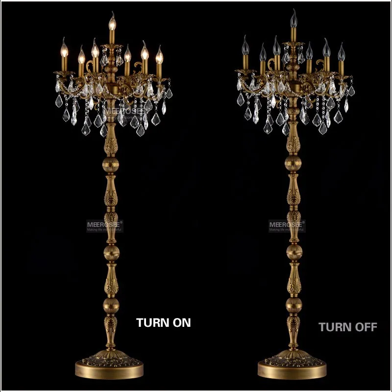 Clic 7 Lights Crystal Floor Lamp Stand Light Fixture Floor Lamp Stand Light Fixture